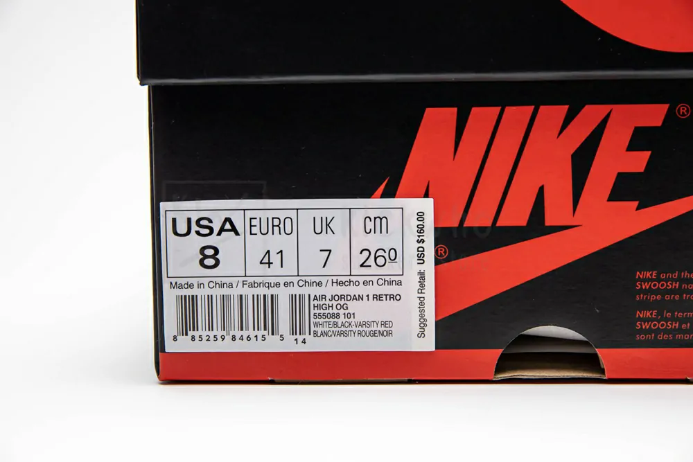 2015 air jordan 1 og high "chicago" godkiller 555088 101